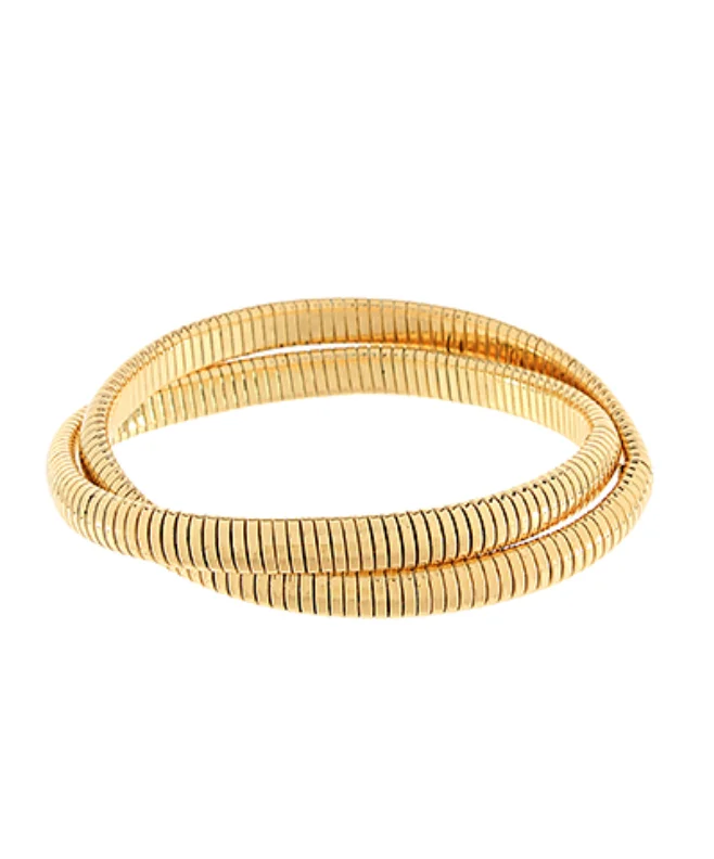Can't Be Beat Thin Omega Bangle Bracelet