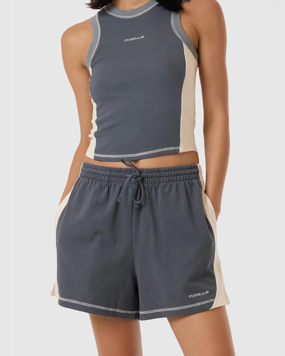 Special Offer Thrills Grip Jersey Short - DARK SLATE