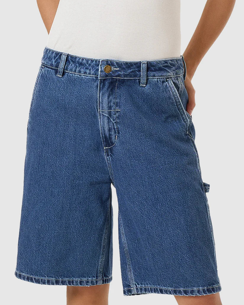 Early Bird Discount Thrills Slouch Carpenter Short - DOUBLE RINSED BLUES