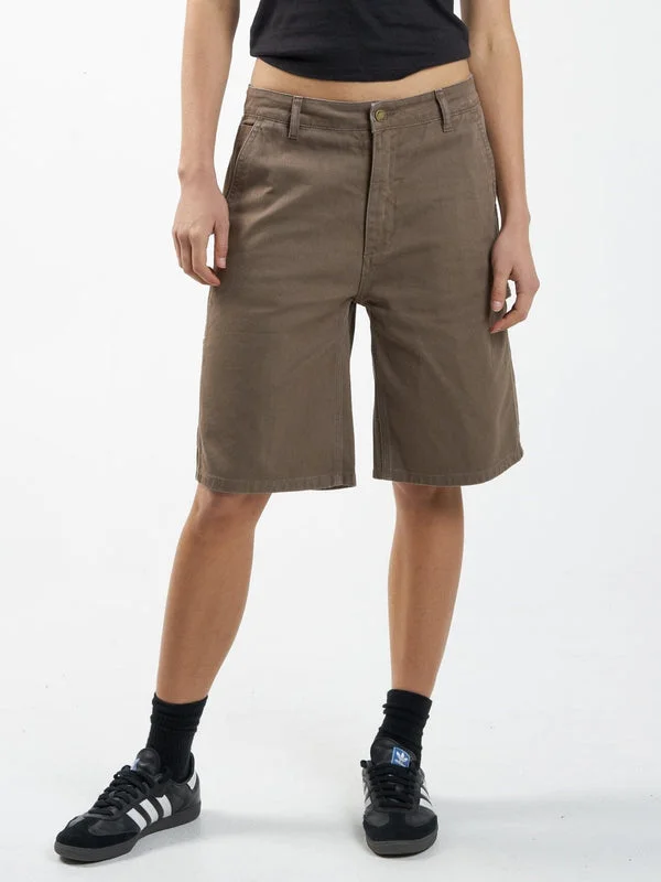 Inventory Reduction Thrills Slouch Carpenter Twill Short - DESERT