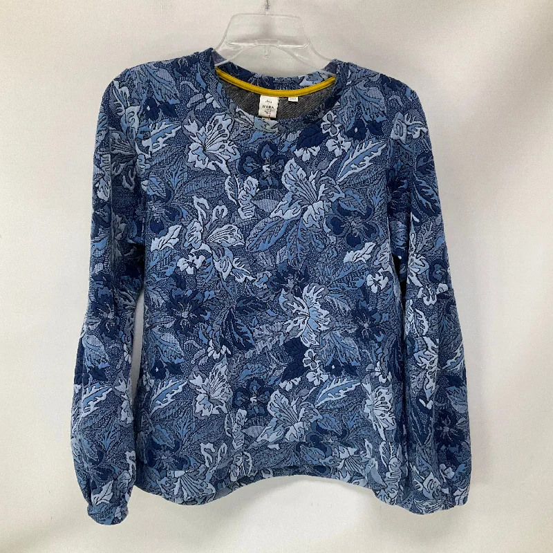 Savings Spectacular Top Long Sleeve By Anthropologie In Blue, Size: M