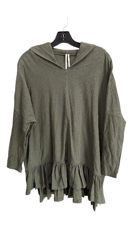 Today’s Deal Top Long Sleeve By Anthropologie In Green, Size: M