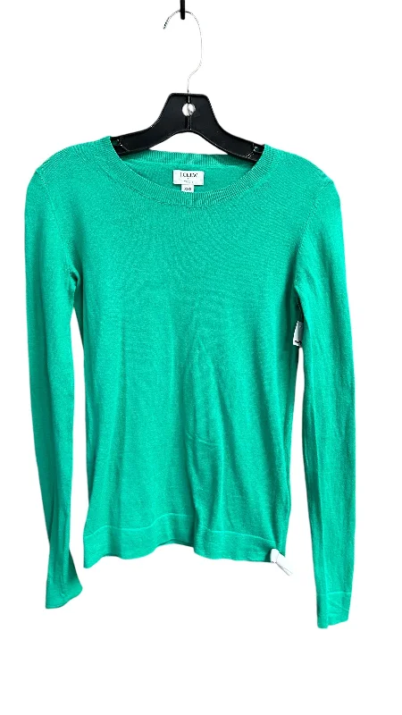 Epic Deals Top Long Sleeve By J. Crew In Green, Size: Xxs