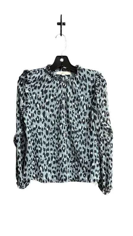 Buy Now Top Long Sleeve By Loft In Animal Print, Size: Xxs