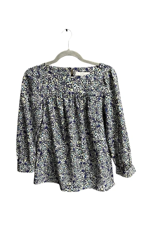 Savings Alert Top Long Sleeve By Loft In Multi-colored, Size: Xs