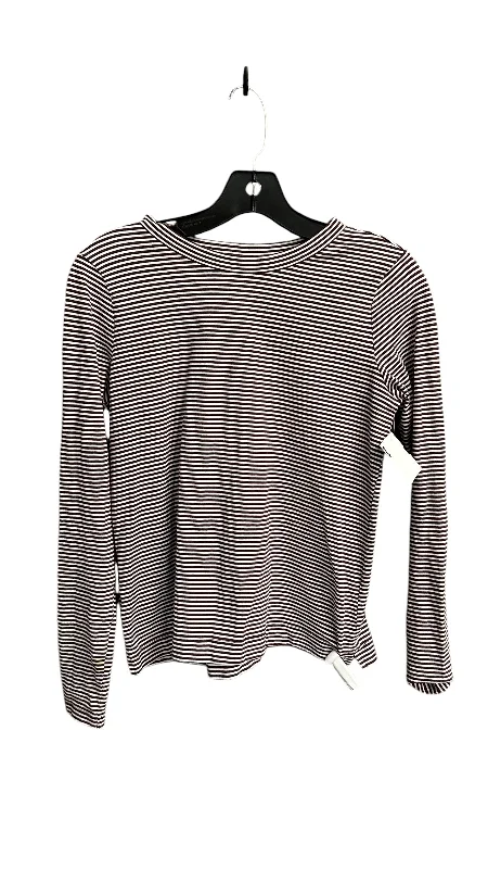 Extra Savings Top Long Sleeve By Loft In Striped Pattern, Size: Xs