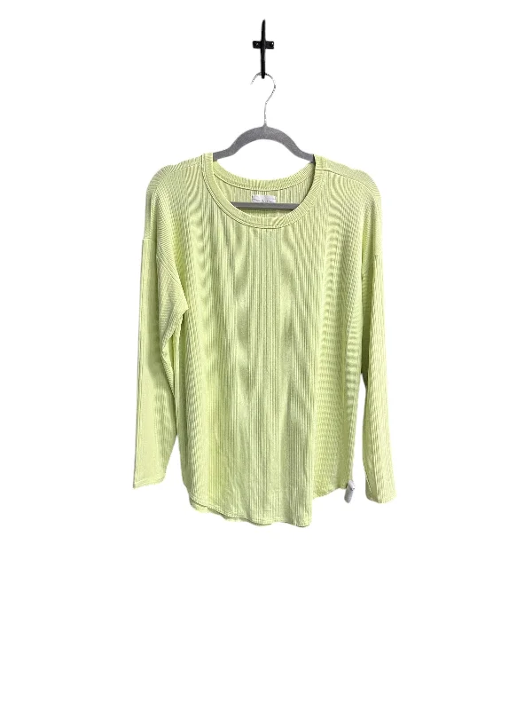 Today’s Special Top Long Sleeve By Lou And Grey In Yellow, Size: M