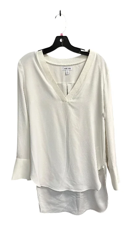Hurry In Top Long Sleeve By Nordstrom In White, Size: Xs