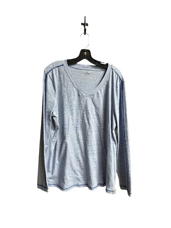 Special Buy Top Long Sleeve By Talbots In Blue, Size: Xl