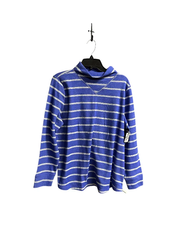 Deal Frenzy Top Long Sleeve By Talbots In Striped Pattern, Size: Xlp