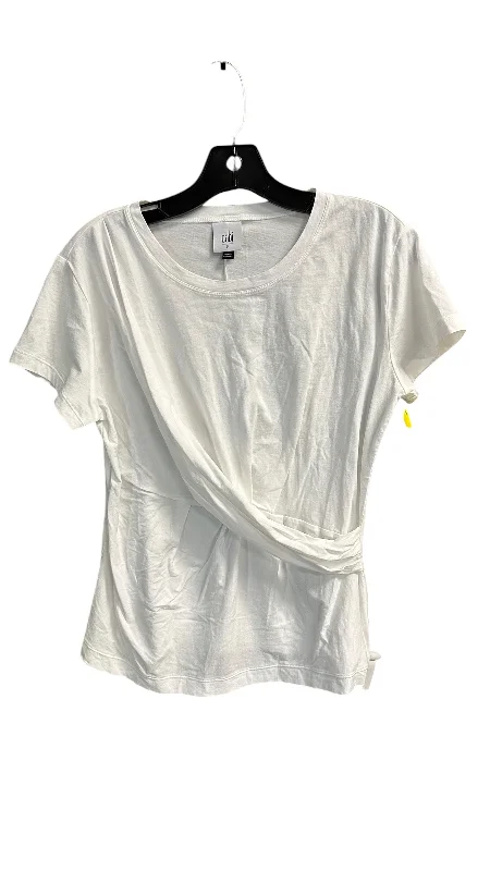 New Deals Top Short Sleeve By Cabi In White, Size: S