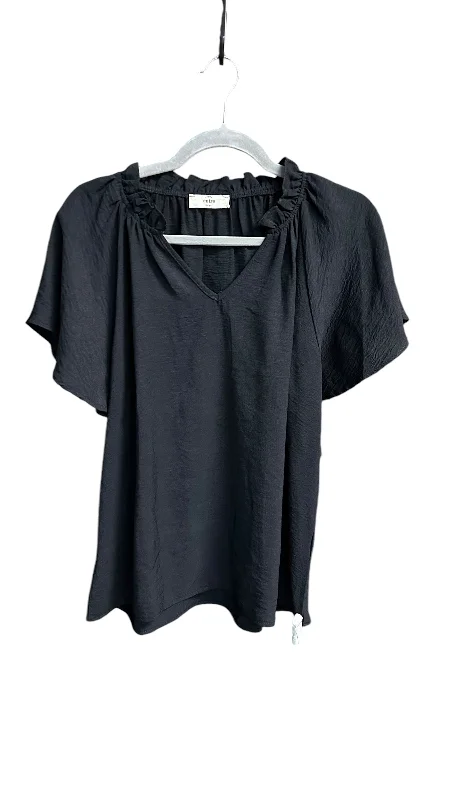 Unbeatable Prices Top Short Sleeve By Entro In Black, Size: S