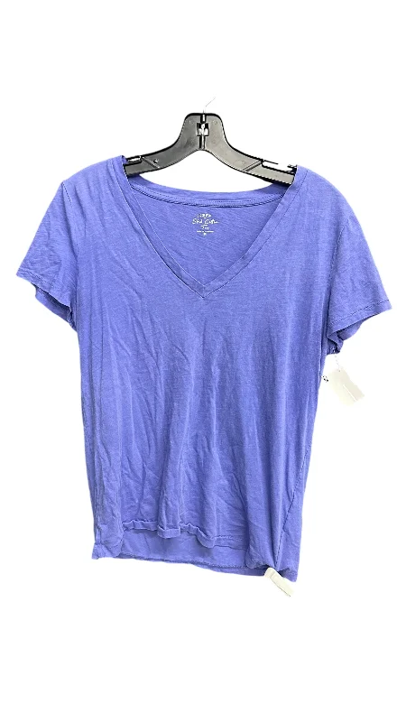 Sale Event Top Short Sleeve By J. Crew In Purple, Size: M