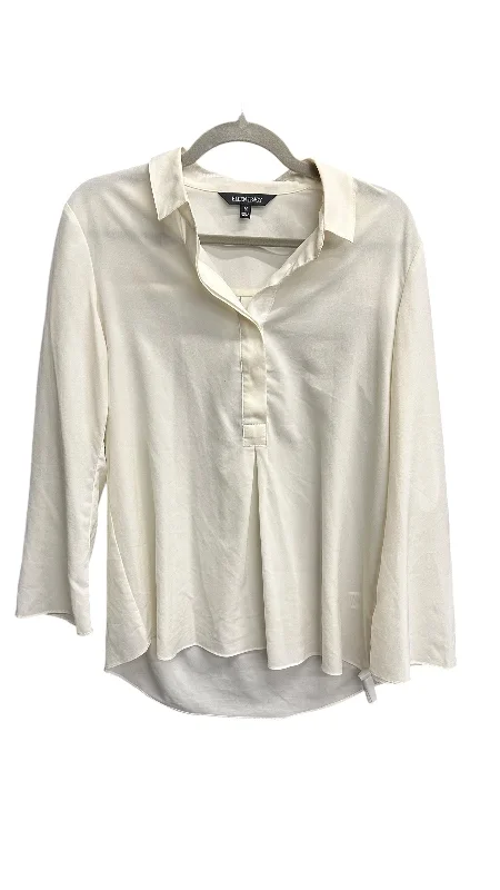 Lowest Price Top Sleeveless By Ellen Tracy In Cream, Size: M