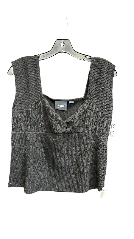 Final Markdown Top Sleeveless By Maeve In Black, Size: L
