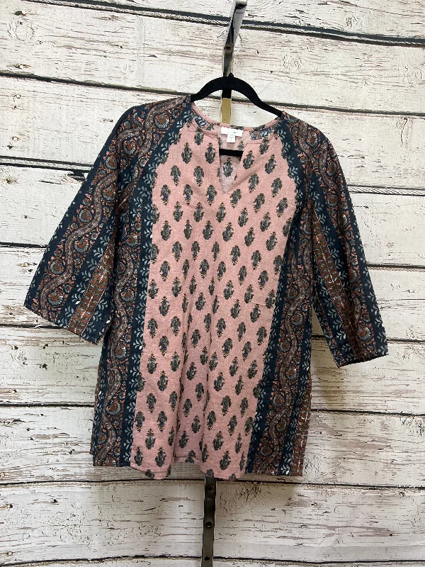 Price Blitz Tunic 3/4 Sleeve By Pure Jill  Size: S
