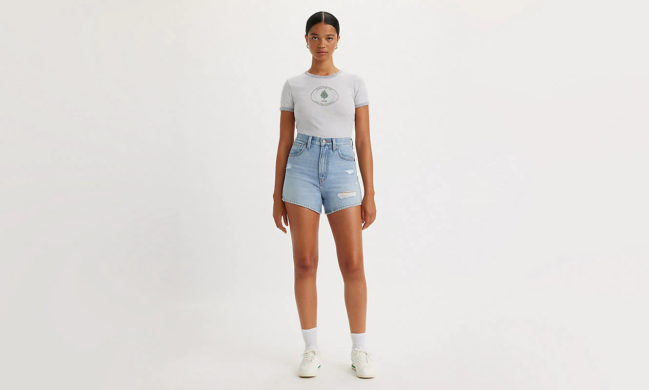 Special Savings LEVI'S 501 ORIGINAL FIT HIGH RISE WOMEN'S SHORTS - LIght touch