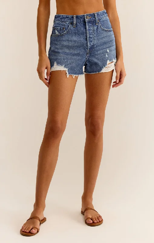 Lowest Price Z-Supply CLASSIC HI-RISE DENIM SHORT - VINTAGE INDIGO