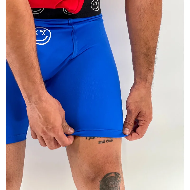 Limited Edition Salty Savage Men's “Happy Thoughts” Performance Boxer Briefs Underwear | 2 Pack Limited Edition Salty Savage Men's “Happy Thoughts” Performance Boxer Briefs Underwear | 2 Pack